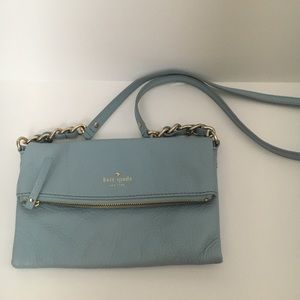 Kate Spade Blue Leather Crossbody